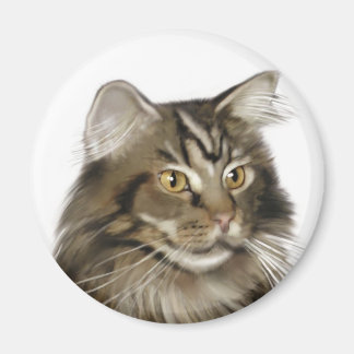 Zwarte tablet Maine Coon Cat Magneet