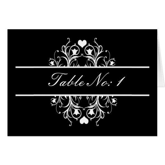 zwarte tafelzitje (Voorkant Horizontaal)