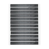 Zwarte tandwielhalzen (Vel)