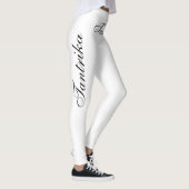zwarte tantrika op wit leggings (Rechts)