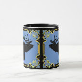 Zwarte tapijten van de stier  mok (Midden)