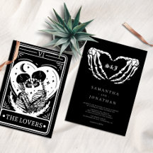 Zwarte Tarot Goth Huwelijk