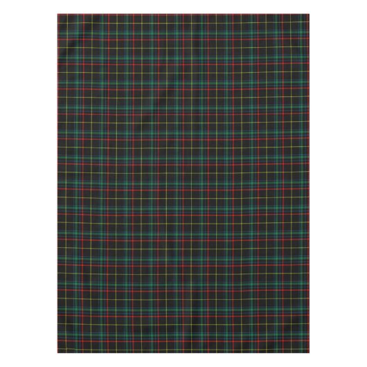 Zwarte Tartan Schotland geruit  Tafelkleed (Voorkant)