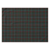 Zwarte Tartan Schotse ruit Tafelkleed (Voorkant (Horizontaal))