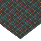 Zwarte Tartan Schotse ruit tafelloper (Hoek)