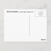 Zwarte tas 1 briefkaart (Achterkant)