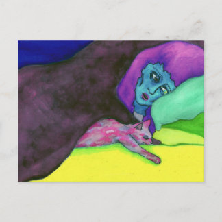 Zwarte tas 2 briefkaart