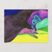 Zwarte tas 2 briefkaart (Voorkant)