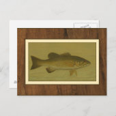 Zwarte tas op een groene achtergrond briefkaart (Voorkant / Achterkant)