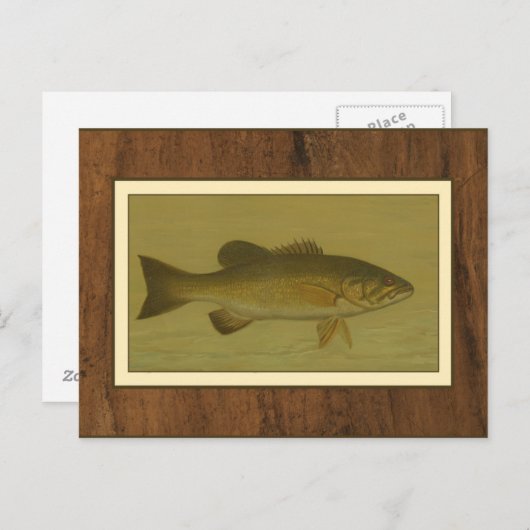 Zwarte tas op een groene achtergrond briefkaart (Voorkant / Achterkant)