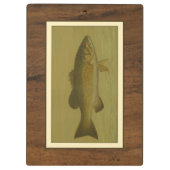 Zwarte tas op een groene achtergrond klembord (Achterkant)