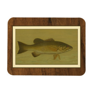 Zwarte tas op een groene achtergrond magneet