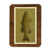 Zwarte tas op een groene achtergrond magneet (Verticaal)