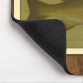 Zwarte tas op een groene achtergrond muismat (Hoek)