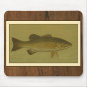 Zwarte tas op een groene achtergrond muismat (Voorkant)