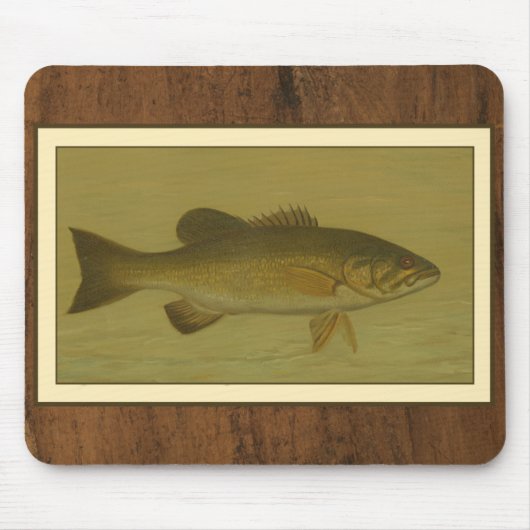 Zwarte tas op een groene achtergrond muismat (Voorkant)