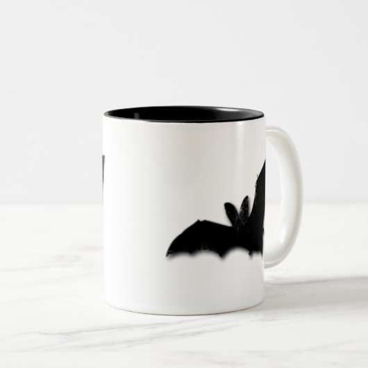 Zwarte tas tweekleurige koffiemok (Voorkant rechts)