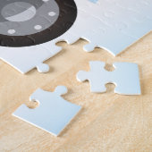 Zwarte Taxi Legpuzzel (Zijkant)
