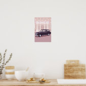 Zwarte taxi Londen Poster (Keuken)