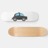 Zwarte Taxi Persoonlijk Skateboard (Horizontaal)