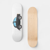 Zwarte Taxi Persoonlijk Skateboard (Voorkant)