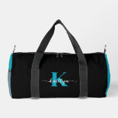 Zwarte Teal Monogram Plunjezak (Achterkant)