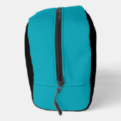 Zwarte Teal Monogram Toilettasje (Rechts)