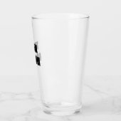 Zwarte Team Bruidegom Bachelor Party Glas (Links)