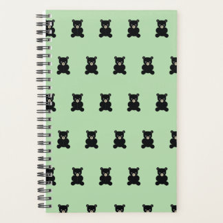 Zwarte Teddybeer Planner
