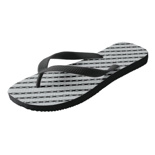 Zwarte Teenslippers (Schuin)