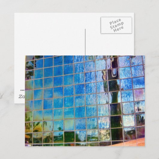 zwarte tegels briefkaart (Voorkant / Achterkant)