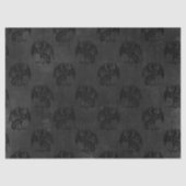 Zwarte tekeningen op ontkoppeling van steenkool tissuepapier (Voorkant)