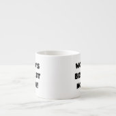 Zwarte tekst Beste Nonna T-shirts en cadeaus Espresso Kop (Voorkant)