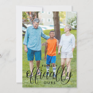 Zwarte tekst eindelijk officieel onze fotogoedkeur aankondiging