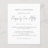 Zwarte tekst foto van BUDGET wordt gelukkig altijd (Voorkant)