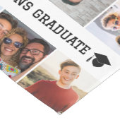 Zwarte tekst Gefeliciteerd Afstuderen 22 foto's Korte Tafelloper (Hoek)