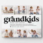 Zwarte tekst | Grootkinderen maken de Grote Foto v Fotoplaat (Voorkant)