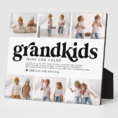 Zwarte tekst | Grootkinderen maken de Grote Foto v Fotoplaat (Zijkant)