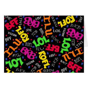 Zwarte tekst Kunstsymbolen Afkortingen