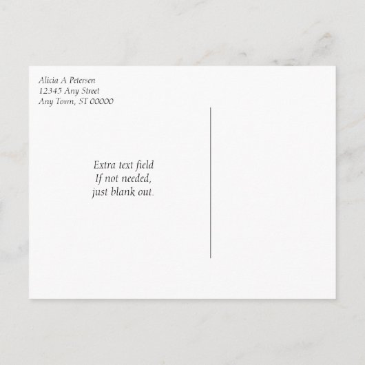 Zwarte tekst Opslaan de aankondiging van het Afstu (Achterkant)