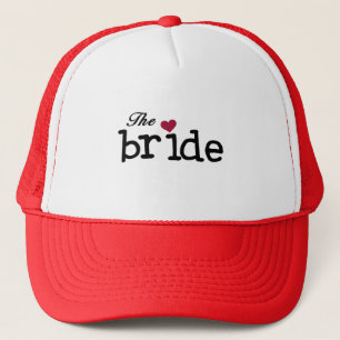 Zwarte tekst The Bride Tshirts and Gifts Trucker Pet