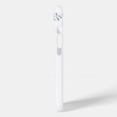 Zwarte Tekst Typografie, Psalm 46:10 Schrift Case-Mate iPhone Case (Achterkant / Links)