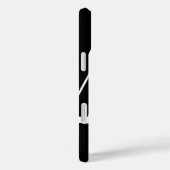 Zwarte telefoonhoes - gepersonaliseerde naam Case-Mate iPhone case (Achterkant / Rechts)