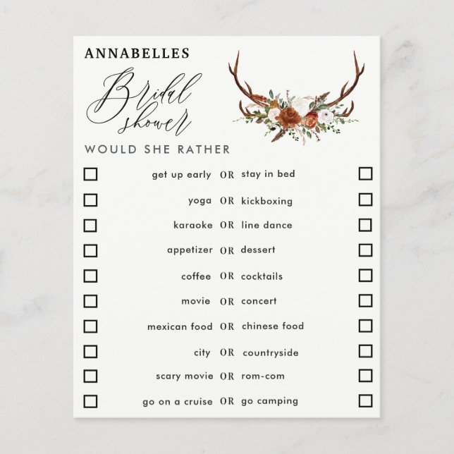 Zwarte terracotta florale roest zou ze liever hebb (Voorkant)