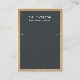 ZWARTE TERRACOTTA TEXTURE GRENSOVERSCHRIJDENDE KET VISITEKAARTJE