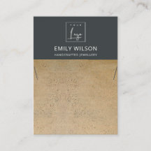 ZWARTE TERRACOTTA TEXTURE LOGO KETTING