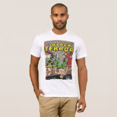 ZWARTE TERROR Cool  Comic Book Hoesje Art T-shirt (Voorkant volledig)