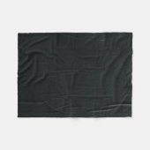 Zwarte textiel met witte gecoate draad fleece deken (Voorkant (Horizontaal))