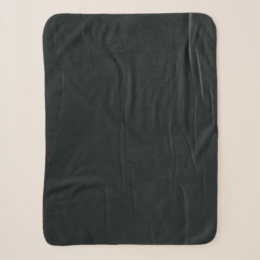 Zwarte textiel met witte gecoate draad sherpa deken (Voorkant)
