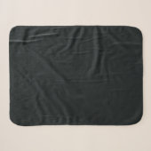 Zwarte textiel met witte gecoate draad sherpa deken (Voorkant (horizontaal))